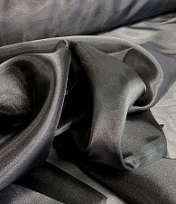Плотная органза черная